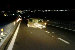 Incidente auto contro camper