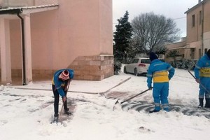 Emergenza neve: a Montegrosso interviene la Misericordia