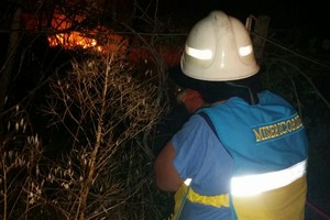 Incendio tra Montegrosso e Canosa