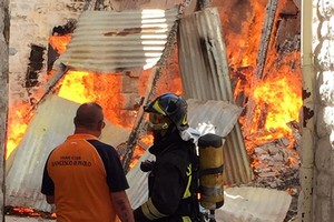 Incendio via Lupicini Andria