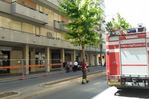 Pericolo crollo in via Firenze