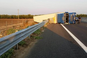 Incidente in autostrada sulla Trani Andria