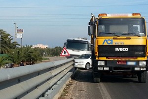 Incidente Andria - Barletta auto contro camion