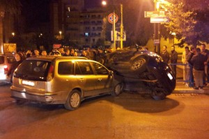 Incidente stradale Corso Cavour
