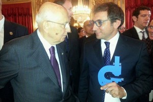 Giorgio Napolitano e Marco Grassi