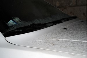 Neve posata auto Andria