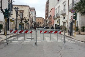 Piazza Catuma chiusa al traffico