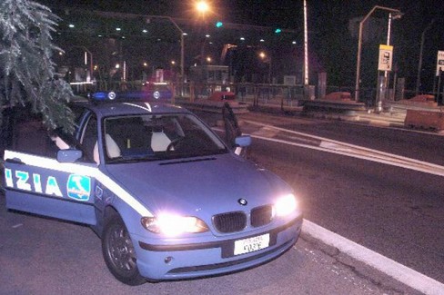 Autostrada Polizia notte A14