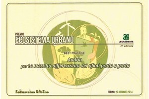 Premio Ecosistema Urbano Andria