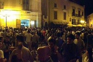 Pubblico piazza Vaglio Andria