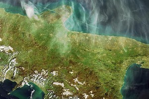 La Puglia dal satellite