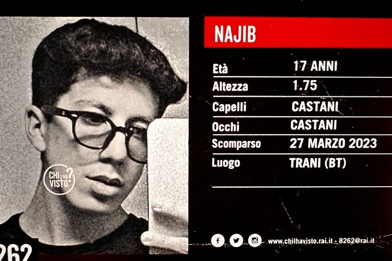 Nadijb, il 17enne scomparso