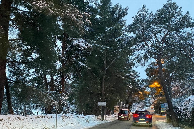 neve sui rilievi murgiani