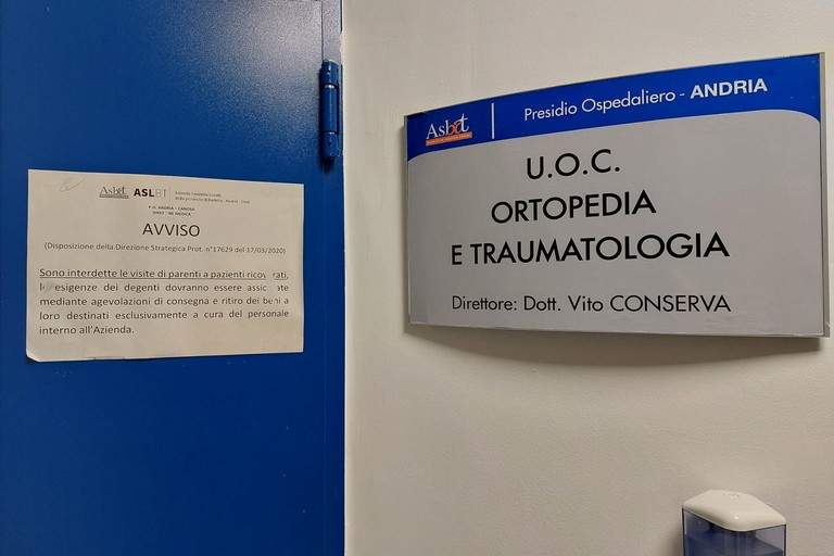 Ortopedia del “Bonomo” di Andria