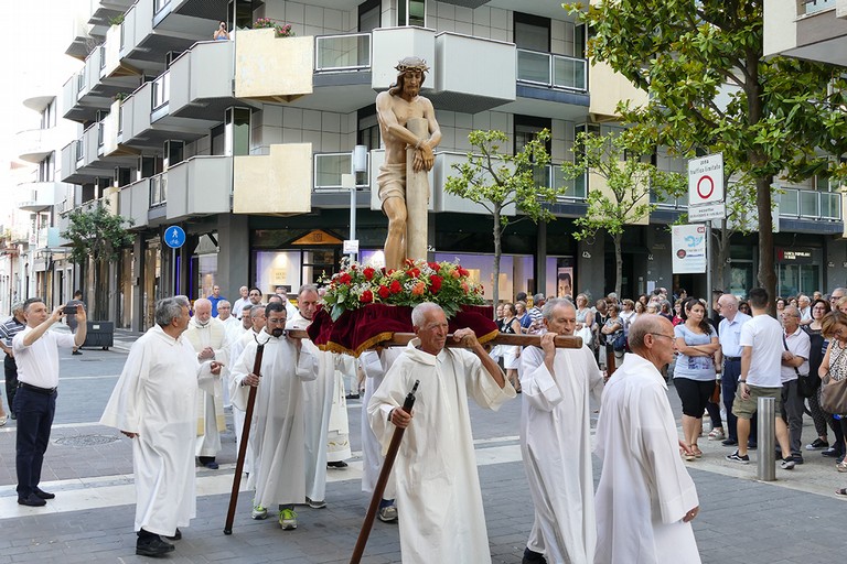 Messa solenne in onore del SS. Salvatore nella chiesa dell’Immacolata. <span>Foto Riccardo Di Pietro</span>