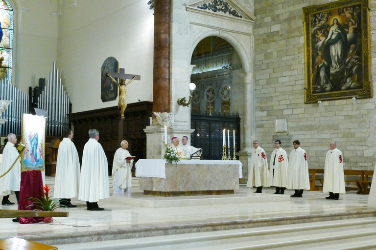 Festa in onore della Regina della Palestina, Patrona dell’Ordine dei Cavalieri e delle Dame del Santo Sepolcro. <span>Foto Riccardo Di Pietro</span>