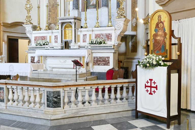 Celebrazione della festa della Beata Vergine Maria, Regina di Palestina. <span>Foto Riccardo Di Pietro</span>