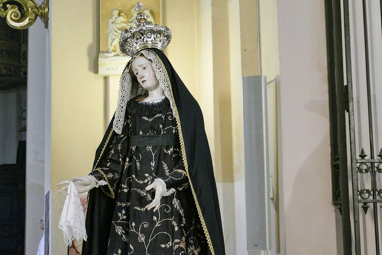 Inizio della settimana Santa  ad Andria con la processione della “Desolata”. <span>Foto Riccardo Di Pietro</span>