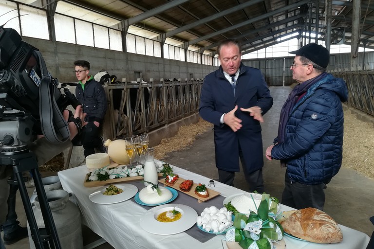 la Burrata di Andria IGP in onda anche sul programma