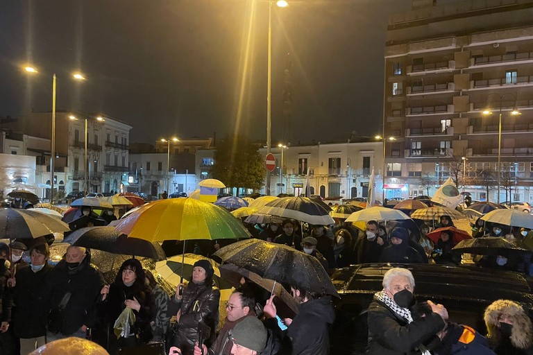 manifestazione contro la guerra in Ucraina