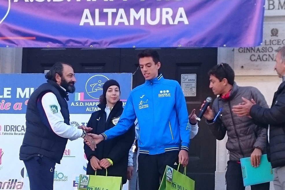 l'atleta andriese Pasquale Selvarolo