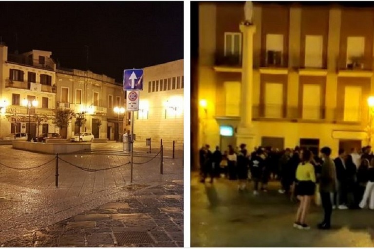 Piazza Duomo durante il lockdown e dopo JPG