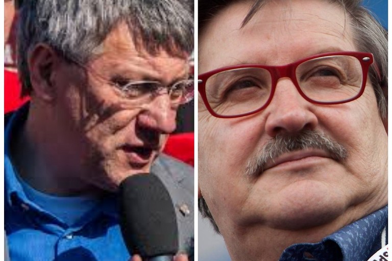 Ivan Pedretti e Maurizio Landini