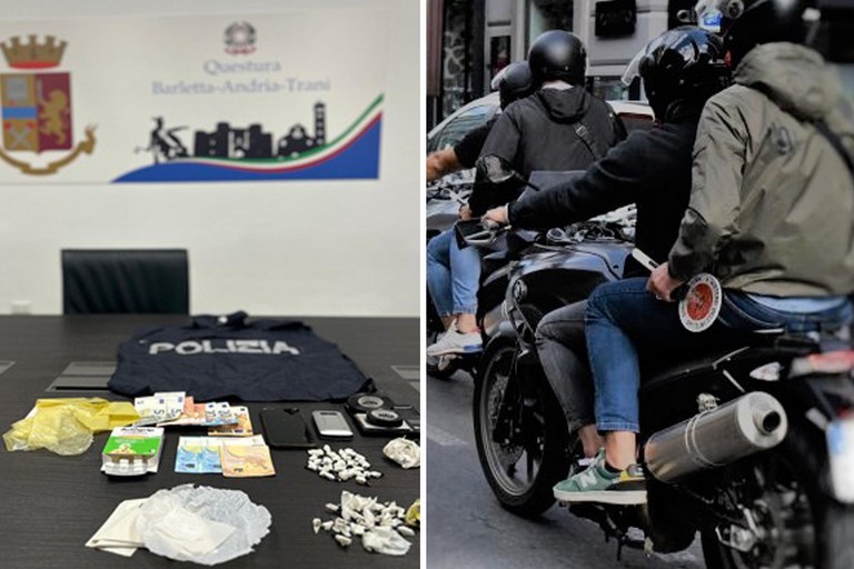 Spaccio ad Andria, interviene la Polizia di Stato
