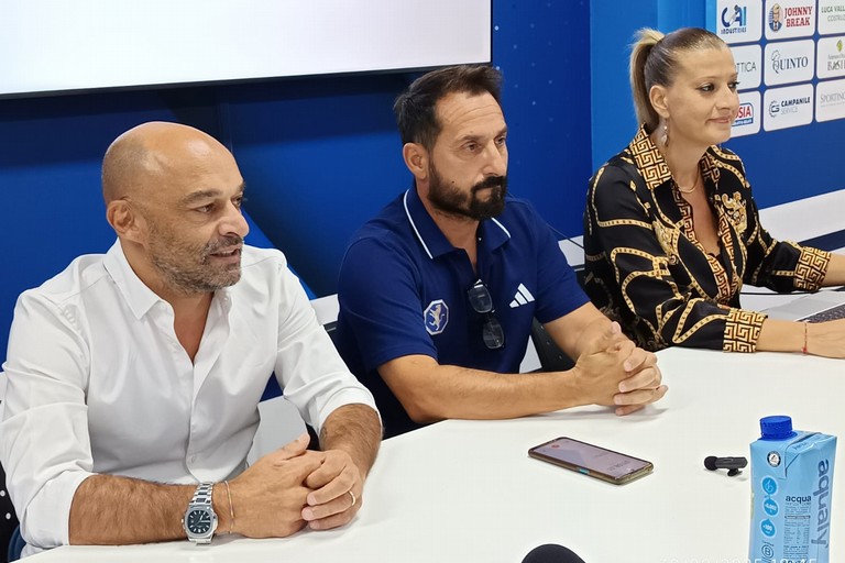 Prima conferenza pre gara della stagione. <span>Foto Antonio D'Oria</span>