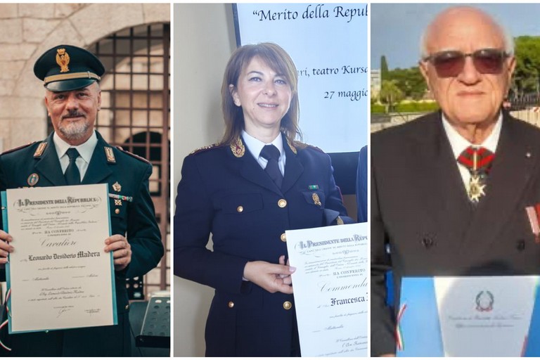 Festa del 2 Giugno: triplice riconoscimento per il personale della Polizia di Stato della Bat