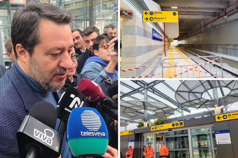 Matteo Salvini ad Andria. <span>Foto Ida Vinella</span>