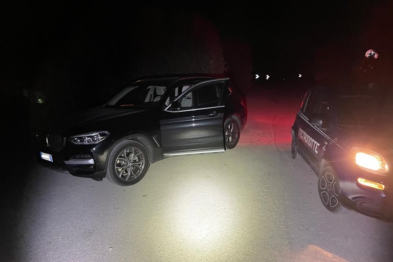 auto rubata recuperata dai Metronotte di Ruvo di Puglia