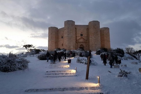 Neve a Castel del Monte