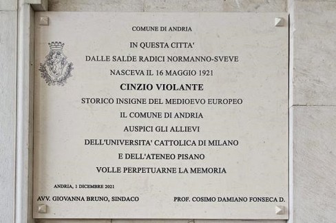 stele per Mons. Cosimo Damiano Fonseca