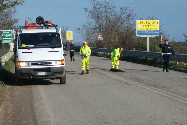 lavori strada tangenziale