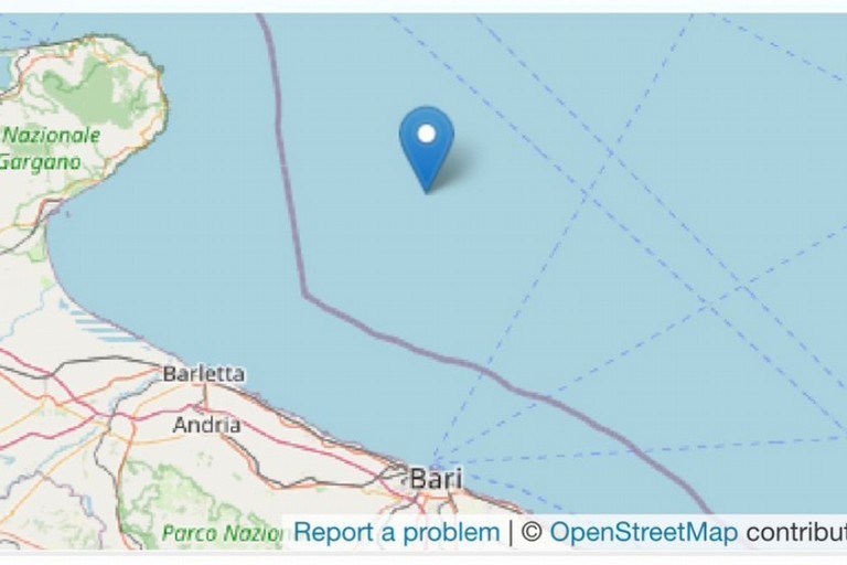 Sciame sismico nell'Adriatico, scosse con magnitudo tra 2.3 e 2.7