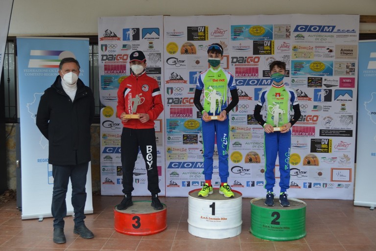 Trofeo Re Manfredi podio esord anno Cascione Lapi Moreo credits Davide Frangione