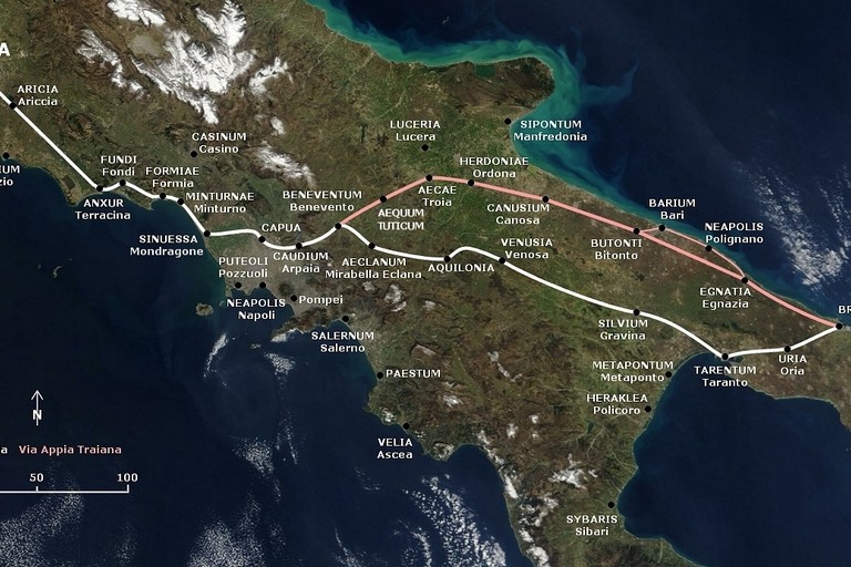 La Via Appia diventa Patrimonio mondiale dell'Umanità. <span>Foto Tratta da wikimedia</span>