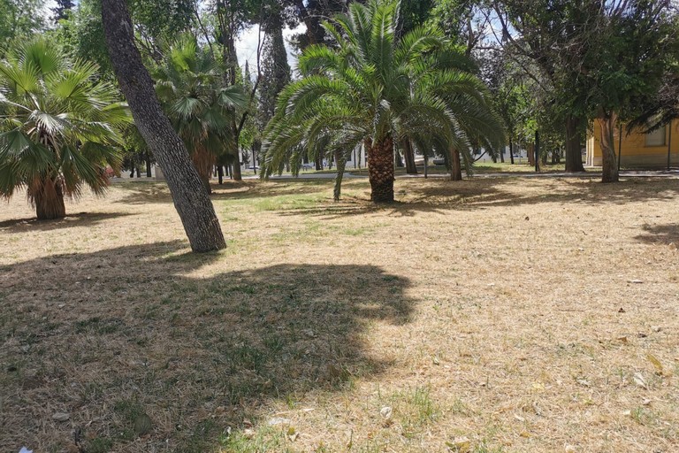 Villa comunale trascurata