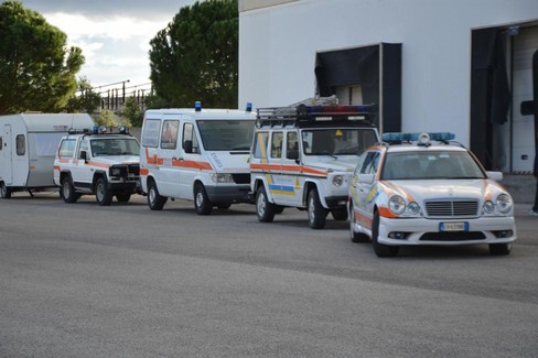Misericordie in partenza per il terremoto
