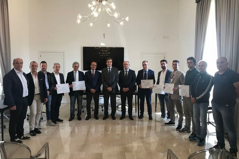 Geometri premiati in Prefettura