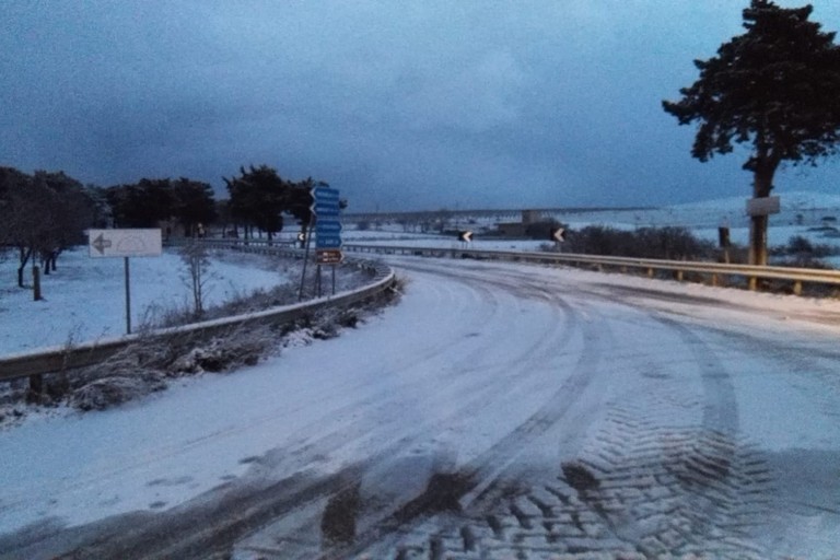 Strade innevate della Bat