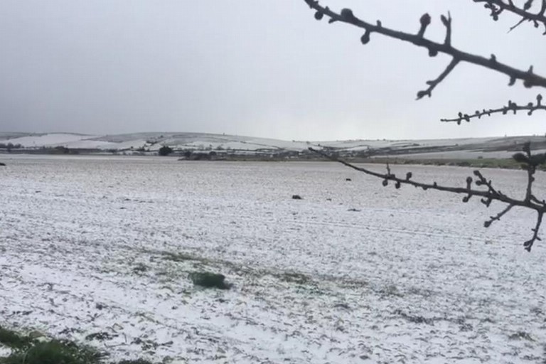 Neve a Castel del Monte