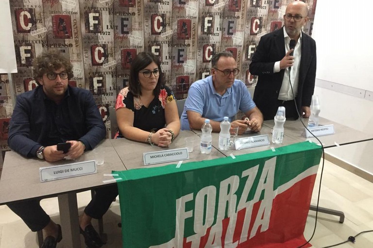 Presentazione della candidatura di Michela Caracciolo in Forza Italia. <span>Foto Antonio D'Oria</span>