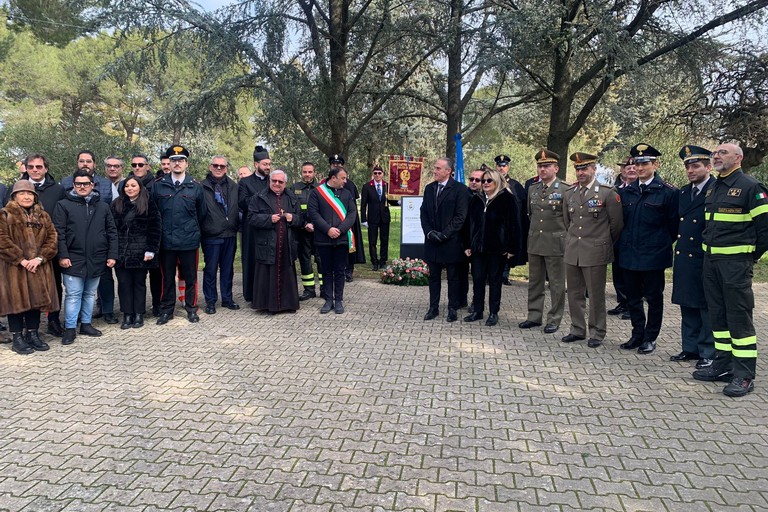 Cerimonia al parco IV Novembre Andria