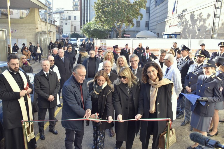 Ospedale Bonomo inaugurato posto di Polizia