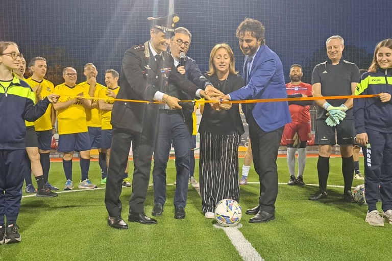 Inaugurazione nuovo campo di calcio della Chiesa Cuore Immacolato di Maria di Andria
