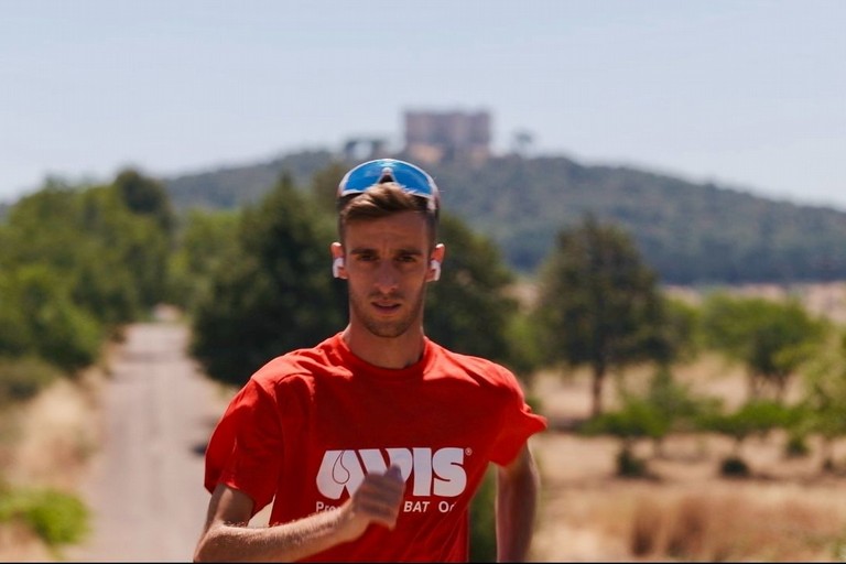 L'atleta Francesco Dortunato per AVIS Provinciale BAT