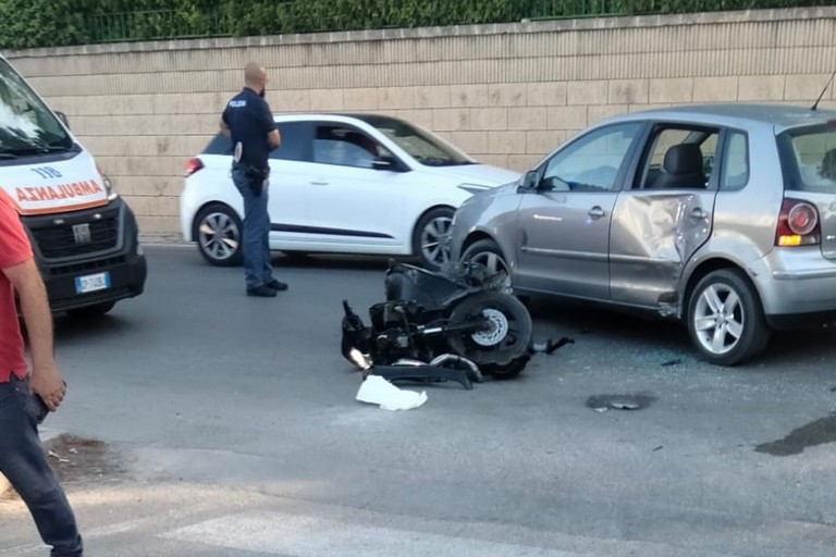 L'incidente su via Corato