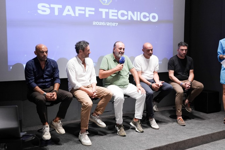 Conferenza stampa presentazione Fabio De Sanzo e stagione Fidelis 2026/27. <span>Foto Fidelis Andria</span>